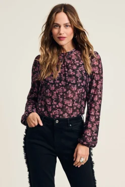 POM Amsterdam TOP Mesh Blooming Pink Discount