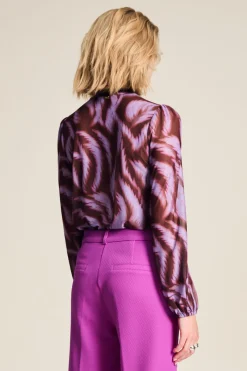 POM Amsterdam TOP Feathers Brown