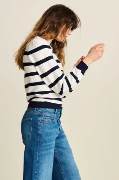 POM Amsterdam TRUI Lucy Dark Navy Striped Dark navy Discount