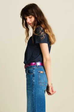 POM Amsterdam TSHIRT Ellen Dark Navy New