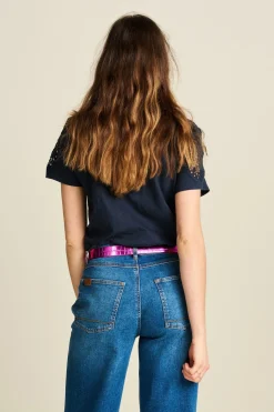 POM Amsterdam TSHIRT Ellen Dark Navy New