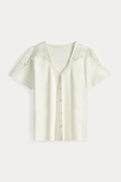 POM Amsterdam TSHIRT Ellen Ecru Sale