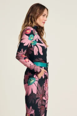 POM Amsterdam TURTLENECK Big Blooming Pink Clearance