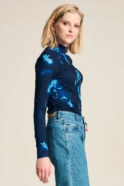 POM Amsterdam TURTLENECK Feathers and Florals Discount