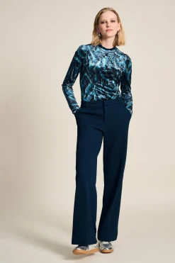 POM Amsterdam TURTLENECK Feathers Blue Hot