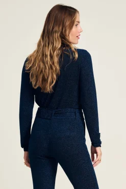 POM Amsterdam TURTLENECK Festive Blue New
